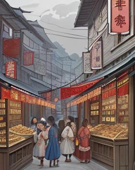 月下孤影浮华梦