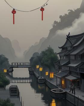 《月影中如吟似梦》