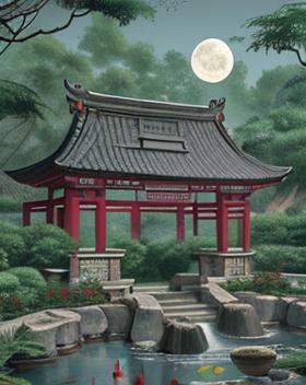 月下琴音抚青城